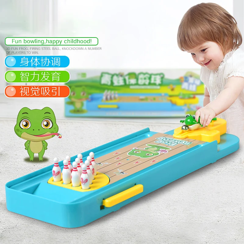 Детские игрушки для детей настольные игры мини боулинг родителей и