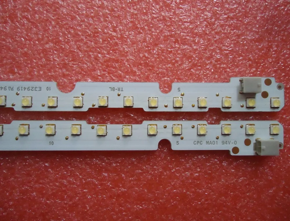 

2 Pieces/lot LED strip for E329419 K4475CS K4476CS LK400D3LB23 54LED 447MM