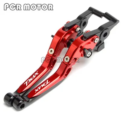 Красный Для YAMAHA TMAX 530 TMAX530 530 SX DX- CNC алюминиевые мотоциклетные тормозные рычаги сцепления - Цвет: Красный