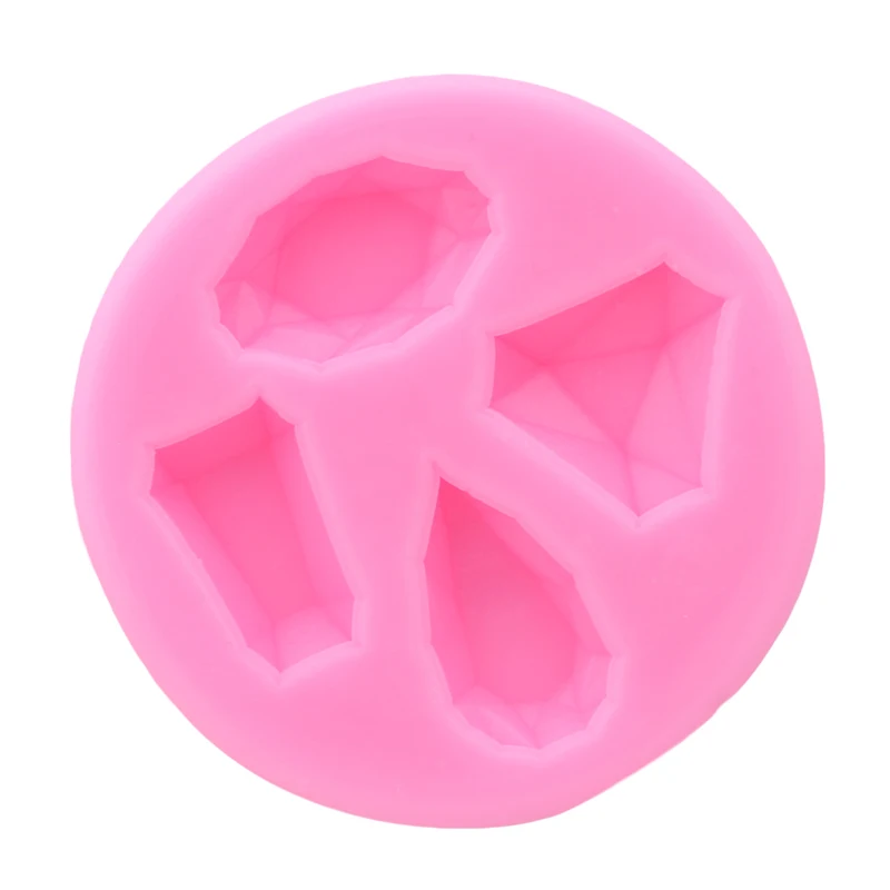 Драгоценный камень кристаллическая форма силиконовый помадка мыло 3D для торта