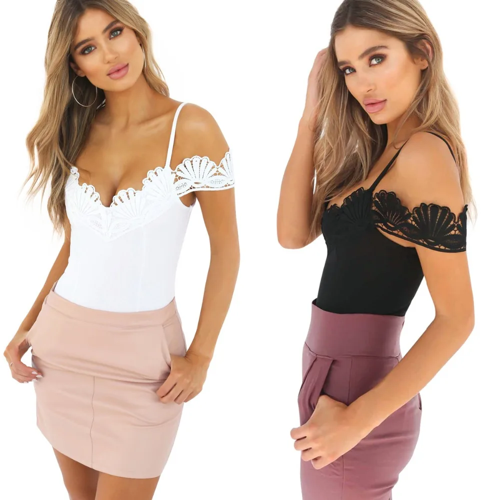 2018 Сексуальная спинки черный кружево боди перспектива Тощий fringe белый