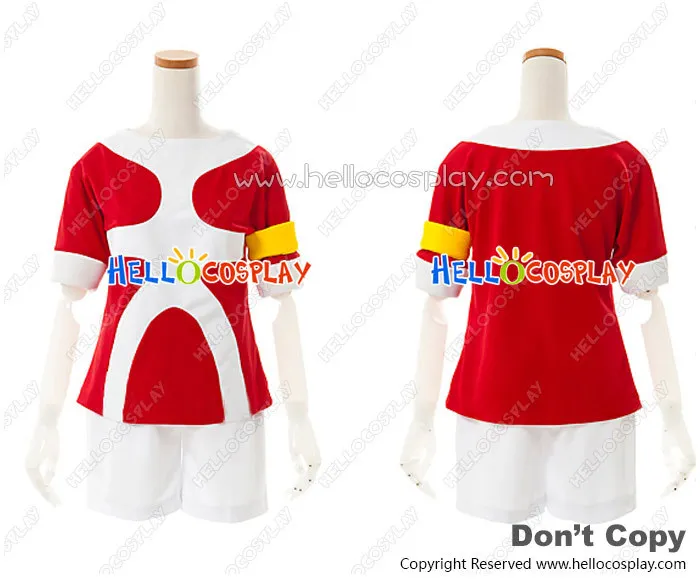 Костюм для косплея Inazuma Eleven Go 2 Tenma Matsukaze красная Униформа H008 |