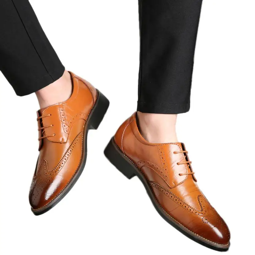 YOUYEDIAN (доставка из России) Мужская обувь дышащая Повседневная Деловая с острым