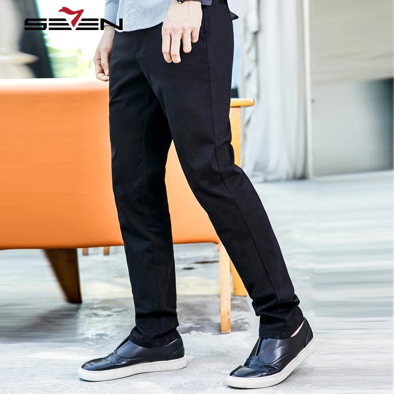 Seven7 повседневные штаны для мужчин формальные классические прямые брюки девочек