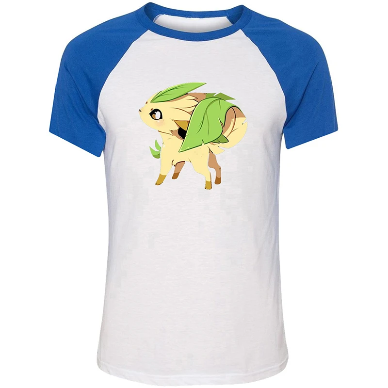 Мужская футболка с рисунком из мультфильма umbreon Sylveon leafeon pokemon jolteon хлопковая