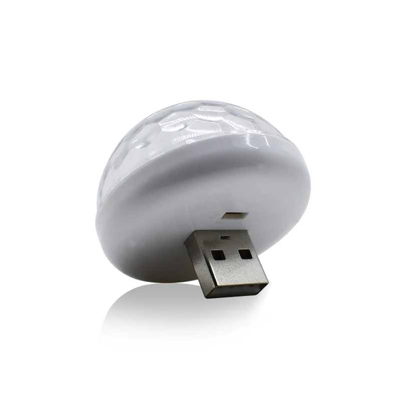 1x Автомобильный светодиодный лампы USB атмосферный свет DJ RGB музыка диско звук контрольная лампа вечерние караоке украшения Звук Управление KTV DJ светильник 12V