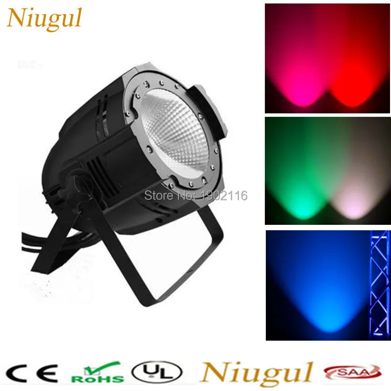 

Niugul RGBW Aluminium 100W COB LED Par Light For Club Stage Party Bar LED Audience Lights/ DMX512 Background Stage Effect Lights