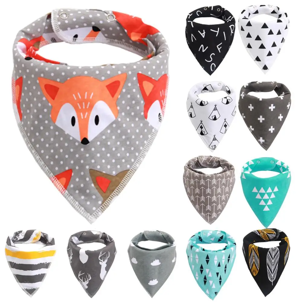 Детский нагрудник 2020 новый водонепроницаемый шарф Слюна с модным принтом