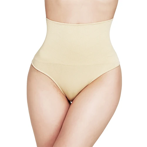 Прикладом body shaper трусы для похудения Пластика shaper корсет тонкий женские трусики стринги Корректирующее белье Управление Штаны утягивающие трусы трусы женские коректирующее белье женское белье трусы утягивающие - Цвет: Skin