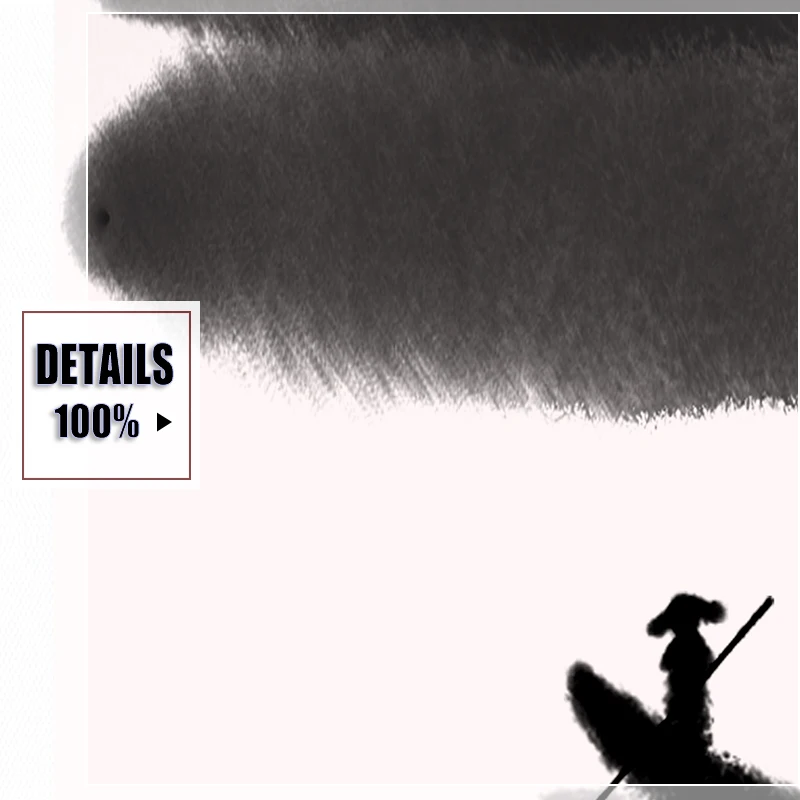 Китайская винтажная художественная живопись Ретро Холст Картина постер 3 шт