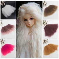 1pc 15100cm doll accessories straight synthetic fiber wig hair for handmade cloth high temperature wire diy texitle