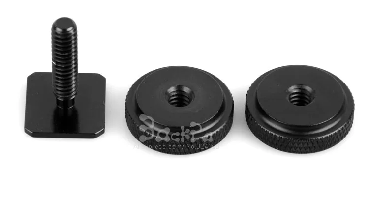 Адаптер Горячий башмак для вспышки камеры 1/4 3/8 с двойным замком вверх и вниз