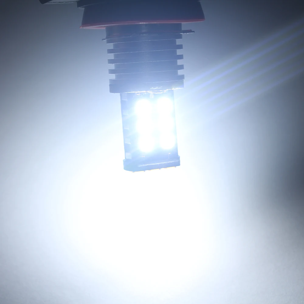 6 шт 12V 24V с can-bus 2835 15 SMD белый 6500K Светодиодные лампы 9005 9006 H1 H3 H4 H7 H11 туман светильник указатель поворота головки светильник