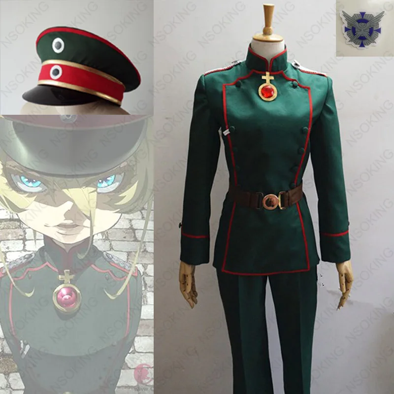 Аниме Сага о Тане злом Youjo Senki Tanya von Degurechaff Косплей Костюм на заказ