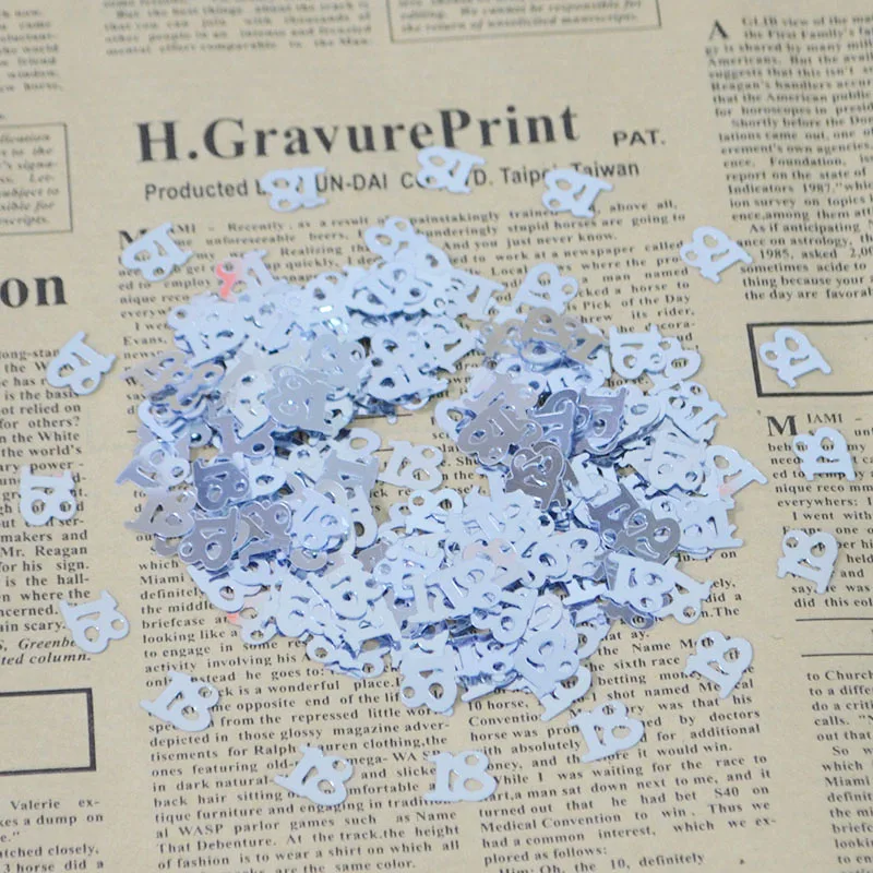 60 г для мальчиков и девочек с конфетти декор дня рождения декоративный брызговик