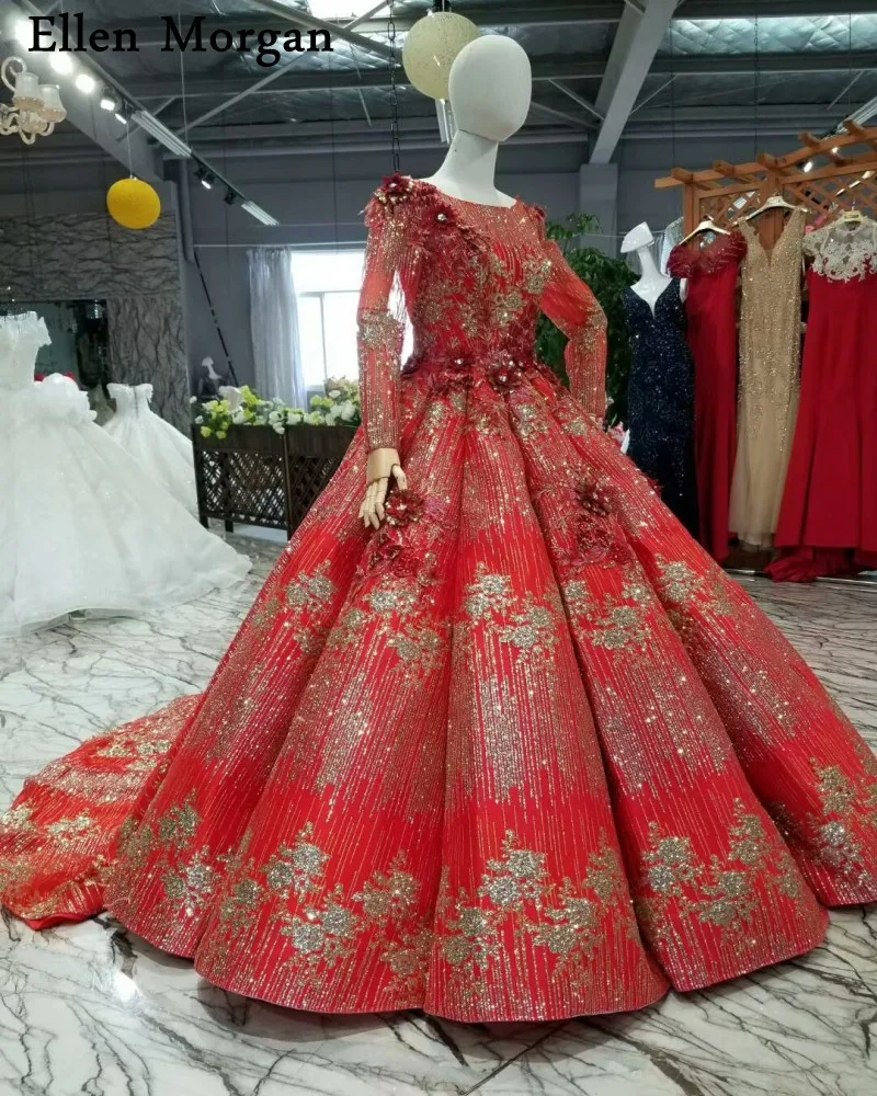 Мусульманские винтажные Свадебные платья с длинным рукавом 2019 Vestido De Noiva