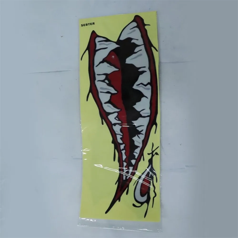 2 шт./компл. автомобильная наклейка с зубцами акулы водостойкая легко моющаяся