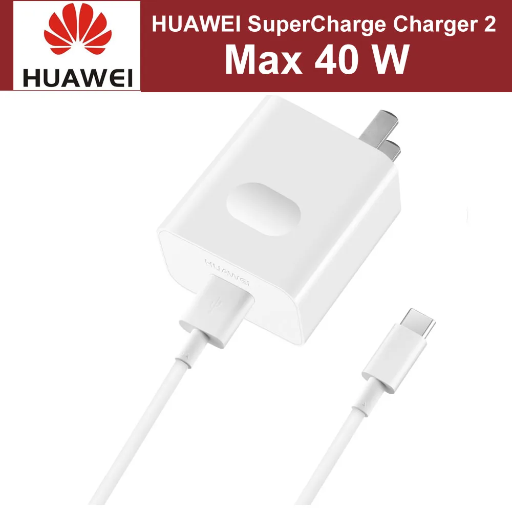 HUAWEI SuperCharge 40 Вт Max быстрая умная Быстрая зарядка для P30 Pro Mate 20 RS 20X P20 10 P10 Plus Honor V20 |