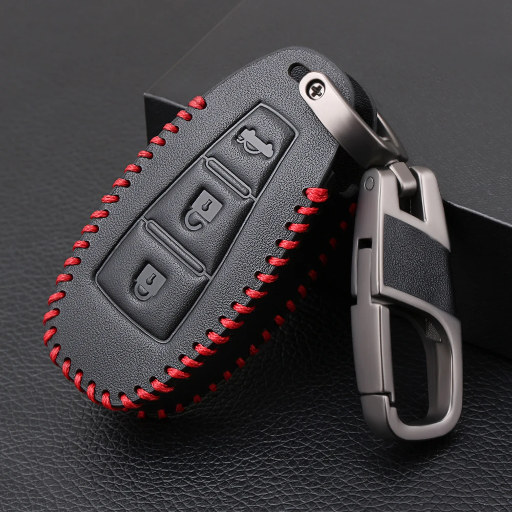 2/3 кнопки Кожаный Автомобильный Брелок дистанционного управления с ключом чехол