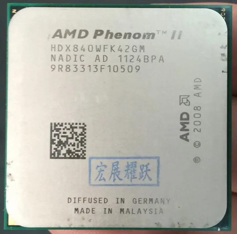 AMD Phenom II X4 840 HDX840WFK42GM четырехъядерный процессор AM3 938 100% рабочий для настольного