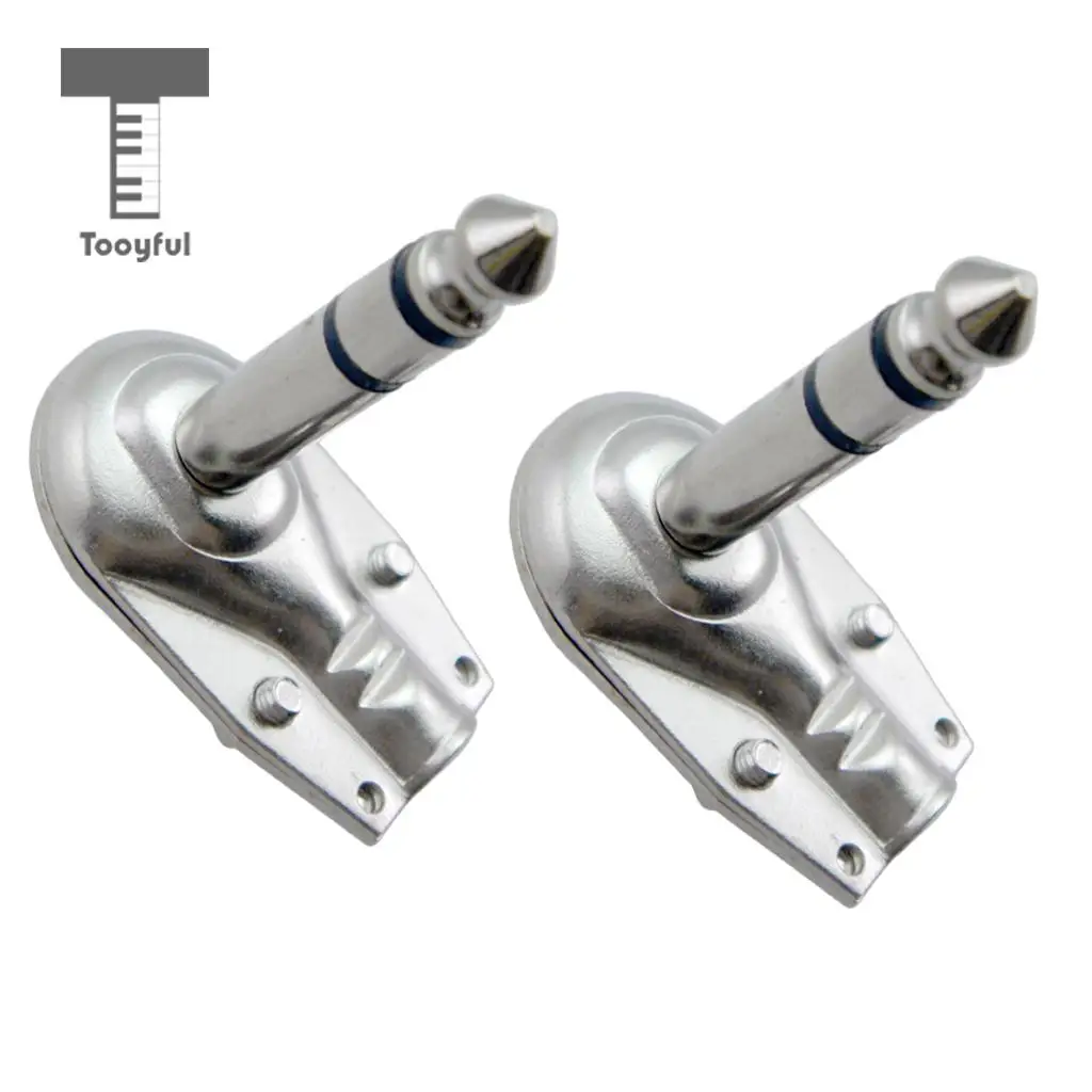 2 шт. прямоугольный 6 35 мм 1/4 дюйма штекер стерео разъем для телефона гитарный