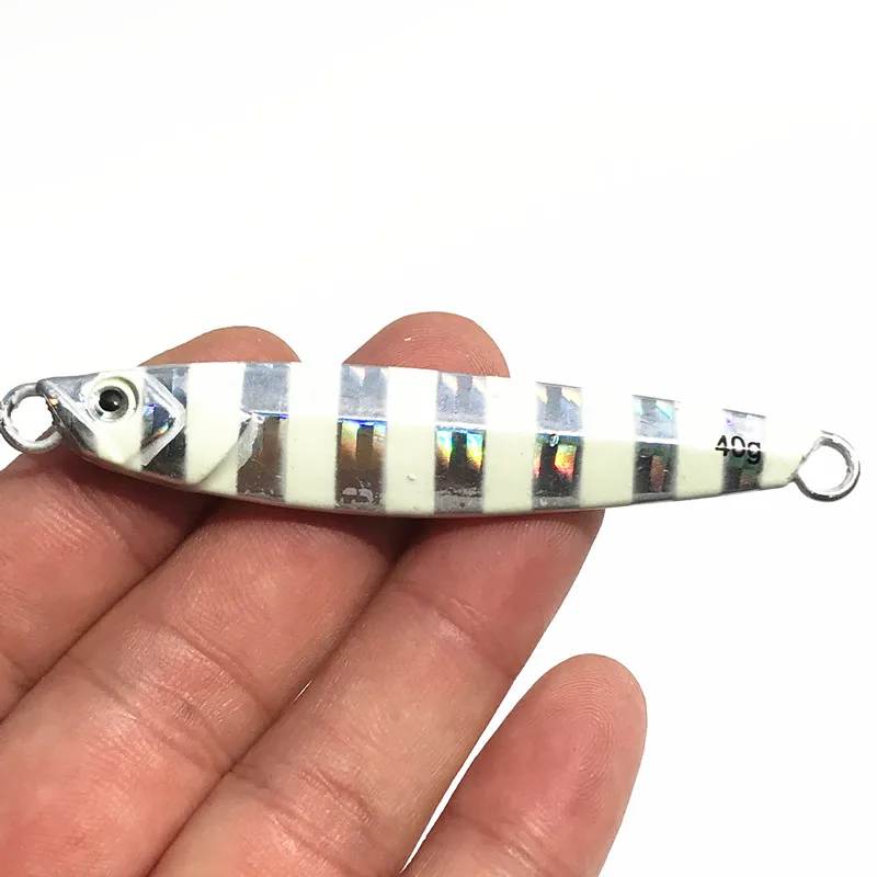 Искусственная металлическая приманка 1 шт. см 40 г рыболовная ложка Пресноводная