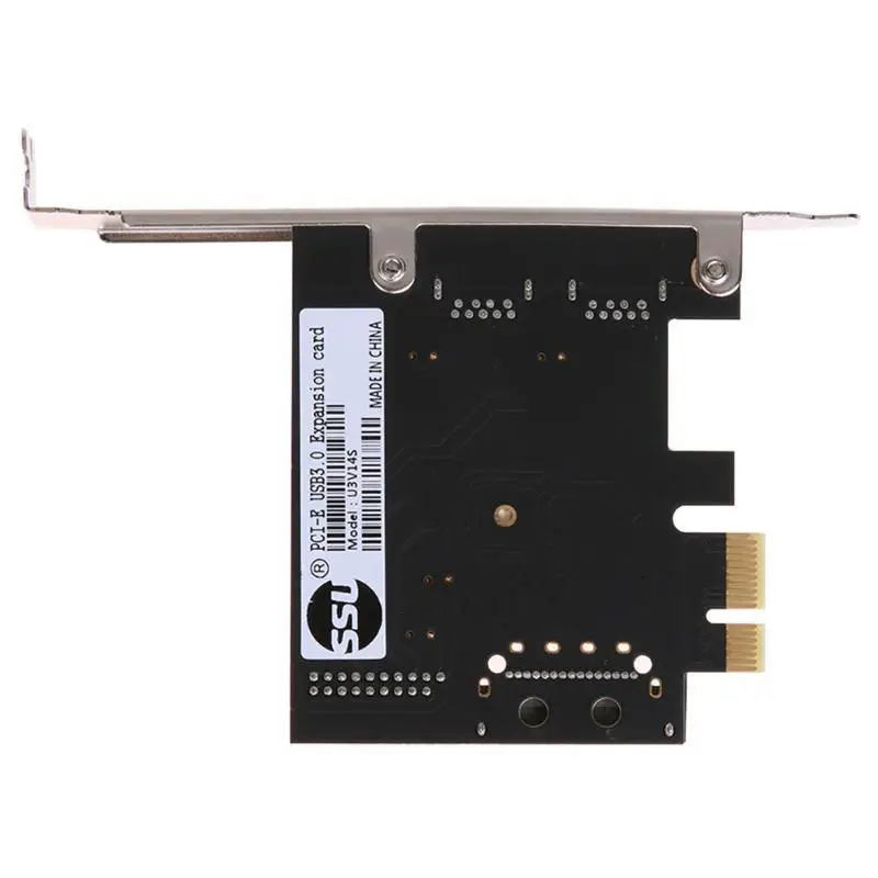 Pcie Transfer 2Ports Usb3.0 Expansion Card Desktop Front 19/20Pin Interface For Windows Xp/7/8/8.1/10 | Компьютеры и офис