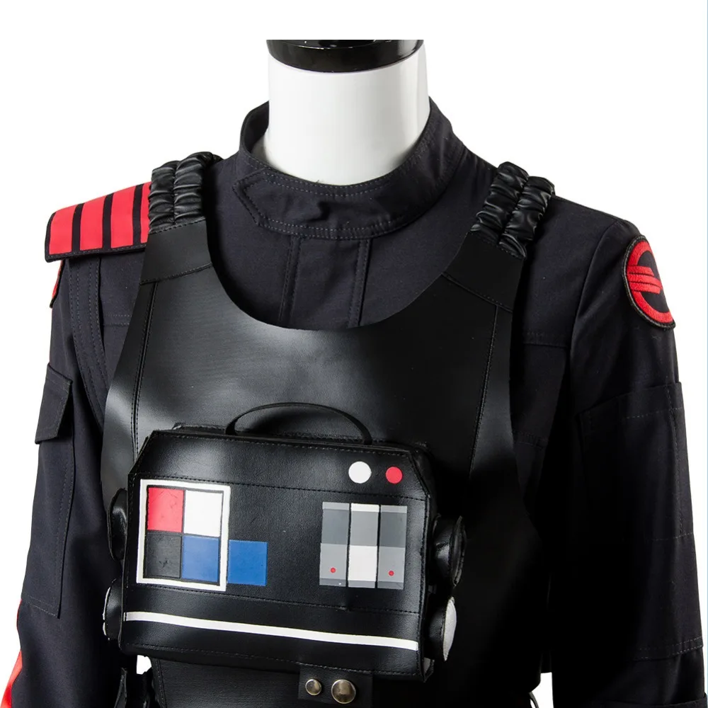 Стиль, косплей, Звездные войны, Battlefront 2, Iden Versio, костюм для косплея, Inferno Squad, Униформа, черный, взрослый, мужской, женский костюм