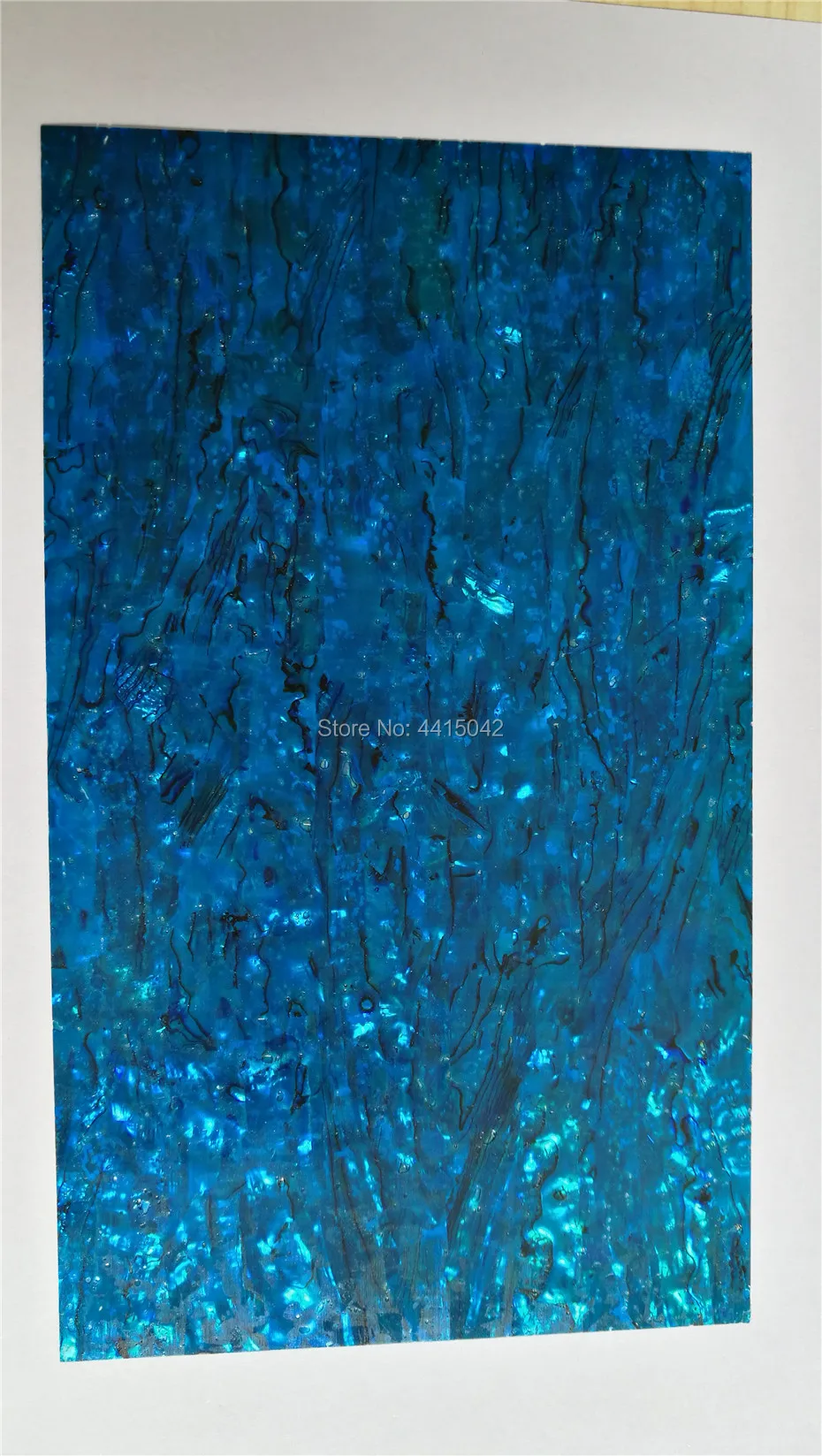 

Painted blue abalone paua shell mother of pearl mosaic laminate for wood and musical instrument inlay decoration 10pcs/lot AL043