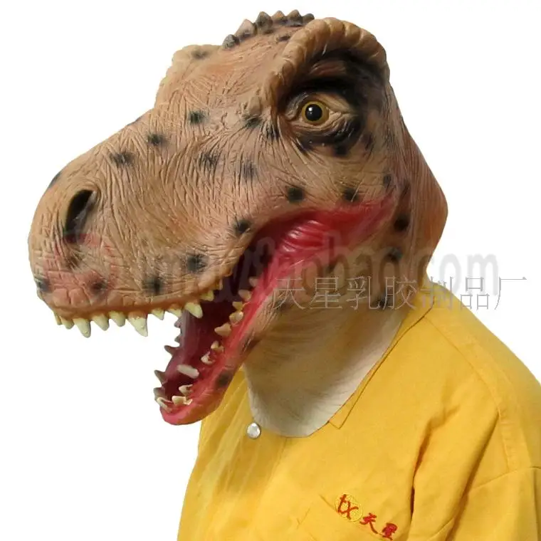 Маскарадная маска на голову динозавра для Хэллоуина высшего качества взрослых