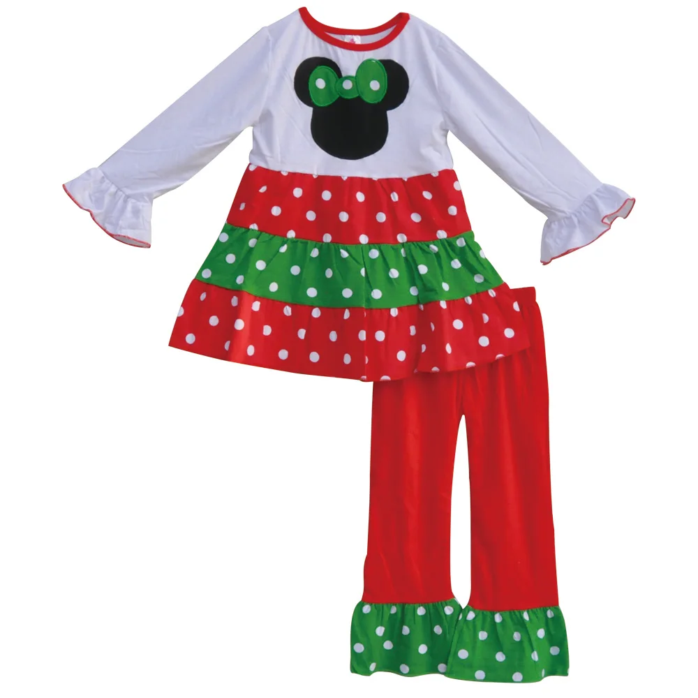 2017 New Arrival Baby Cotton Clothes Cute Cartoon Pattern Dresses Sets Boutique Girl Clothing V024 | Детская одежда и обувь