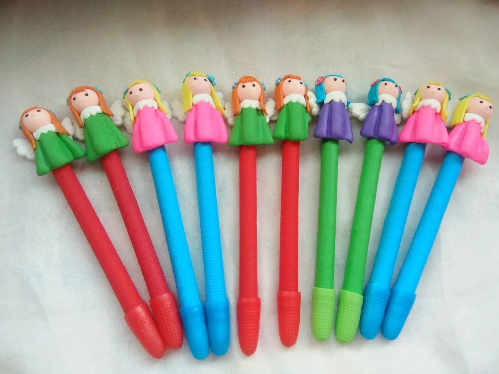 20 шт./партия шариковая ручка из полимерной глины|pen promotional|ballpoint pengift pen |