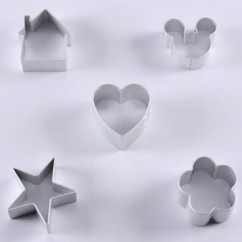 5 шт. Алюминий сплава для нарезки печенья в виде пижамный комплект на Рождество