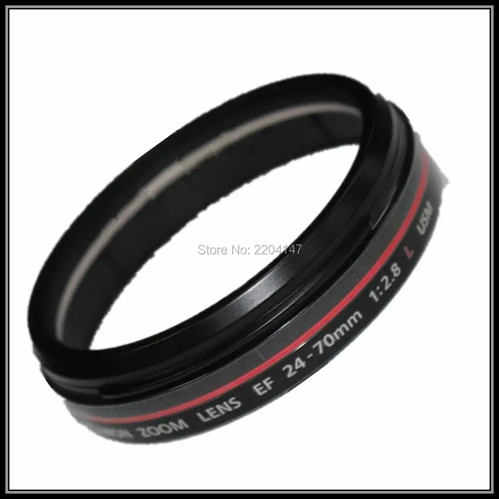 

SLR Lens repair parts For Canon EF 24-70mm f/2.8L red ring red circle tube red circle shell hood Lens barrel replacement parts