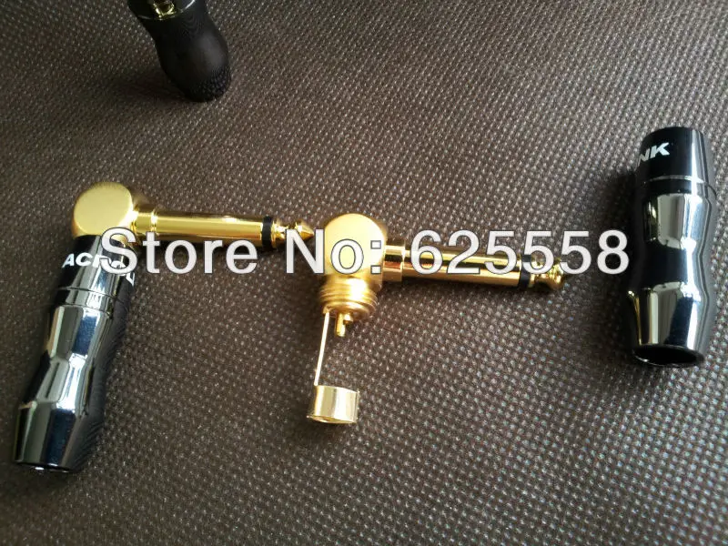 2 шт. 6 3 мм TRS правый угол Моно телефон микрофон штекер гитара PA кабель |