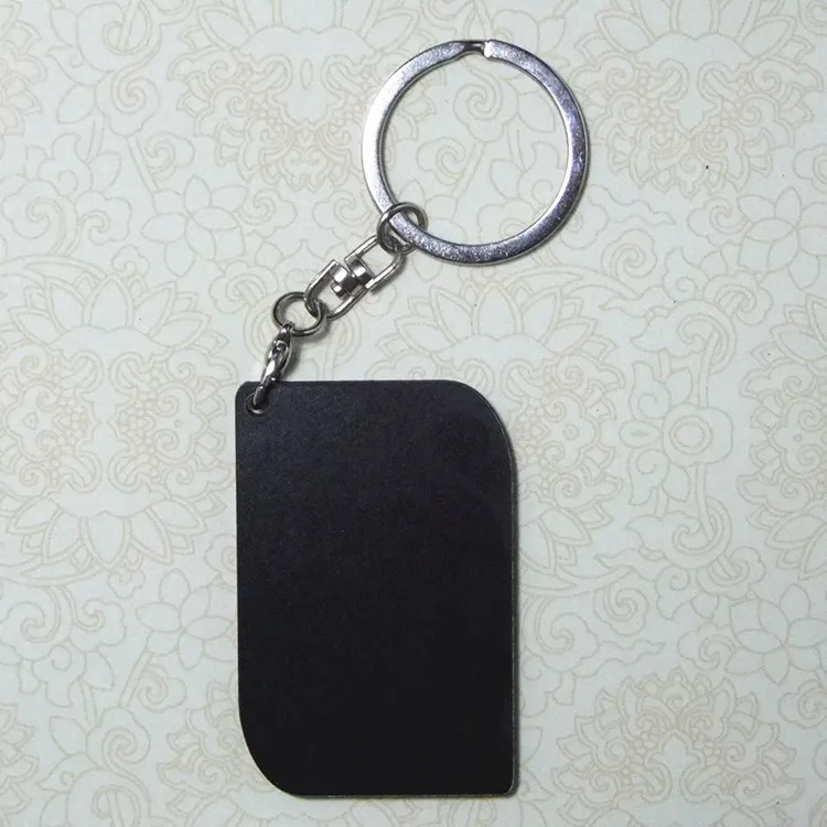 Сублимационная пустая деревянная цепочка для ключей из МДФ с термотрансферным