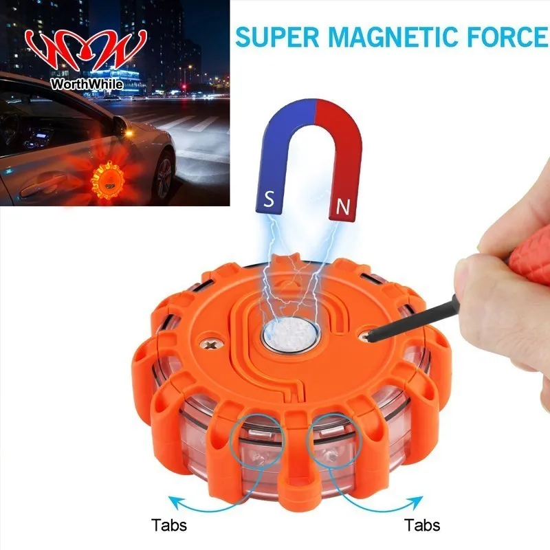 WorthWhile Camping Hiking LED Warning Light Multi-function Alarm EDC Pocket Outdoor Tools Survival Safety Emergency Equipment | Спорт и