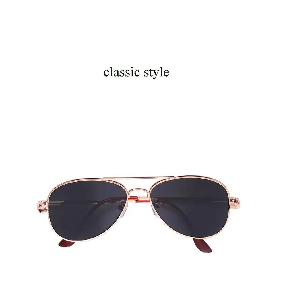 Gold frame gray piec Солнцезащитные очки с защитой от ультрафиолета, для отслеживания заднего вида, с зеркалом, с монитором, с защитой от помех, для безопасности, для наблюдения, policia hue, очки thug life tmall - Цвет линз: Gold frame gray piec