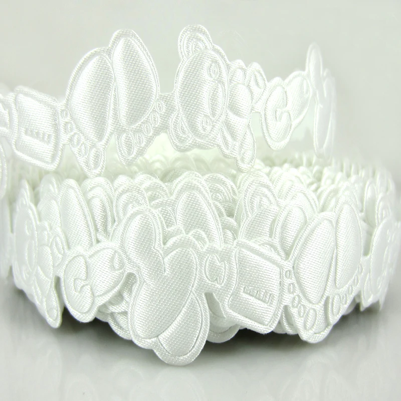 1 рулон 20 ярдов 3/4 &quotТерилен бутылка соска медведь лента для ног детская бант