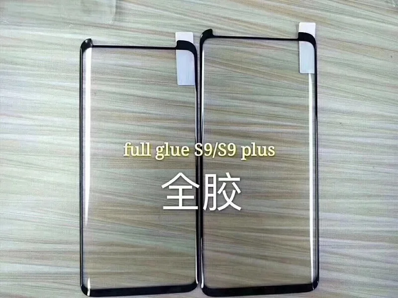 3D полный клей S8 S9 Note8 закаленное стекло для SAMSUNG чехол Дружественный защитная