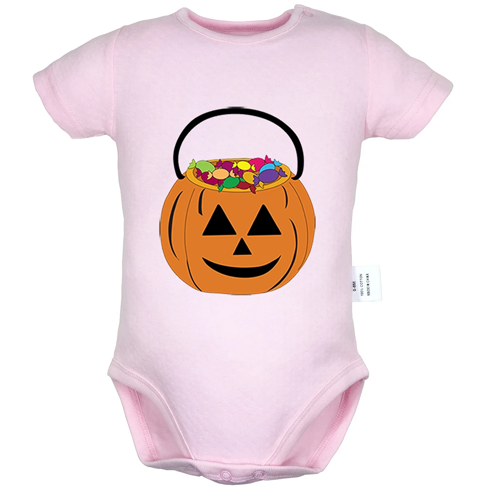 Bon Jovi Rock Band Wing Heart Sword Happy Halloween evil pumpkin lantern candy Newborn Baby Outfits Jumpsuit Infant Bodysuit | Детская