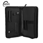 Чехол для парикмахерских ножниц, черная двухслойная кобура для парикмахерских ножниц, набор инструментов для укладки