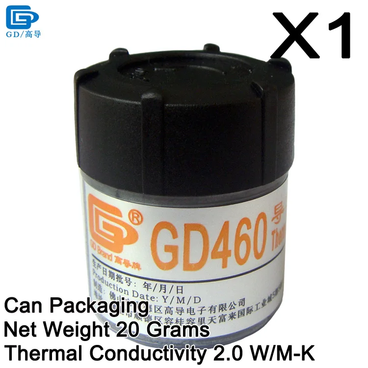GD460-CN20 1 Piece GD460 GD450 GD100 GD220 GD33 GD66 GD280 GD380 Термальность проводящая силиконовая смазка паста силиконовый пластырь компаунд CN202530 - Цвет лезвия: GD460-CN20 1 Piece