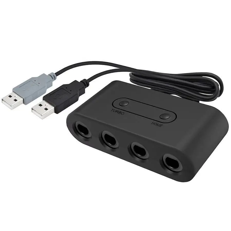 NS Game Super SmashBros GameCube GC контроллеры USB адаптер конвертер для Nintendo Wii PC игровая ручка