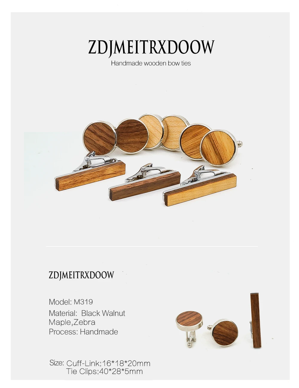 ZDJMEITRXDOOW деревянные Запонки и зажим для галстука набор для мужчин медь черный орех резной галстук бар воротник роскошные запонки для мужчин s свадьба
