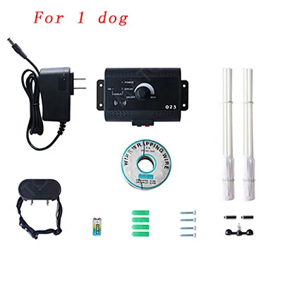 for 1 dog 023 безопасный Электрический забор для собак, Водонепроницаемый Электронный тренировочный ошейник для собак, зарытое электрическое ограждение для собак - Цвет: for 1 dog