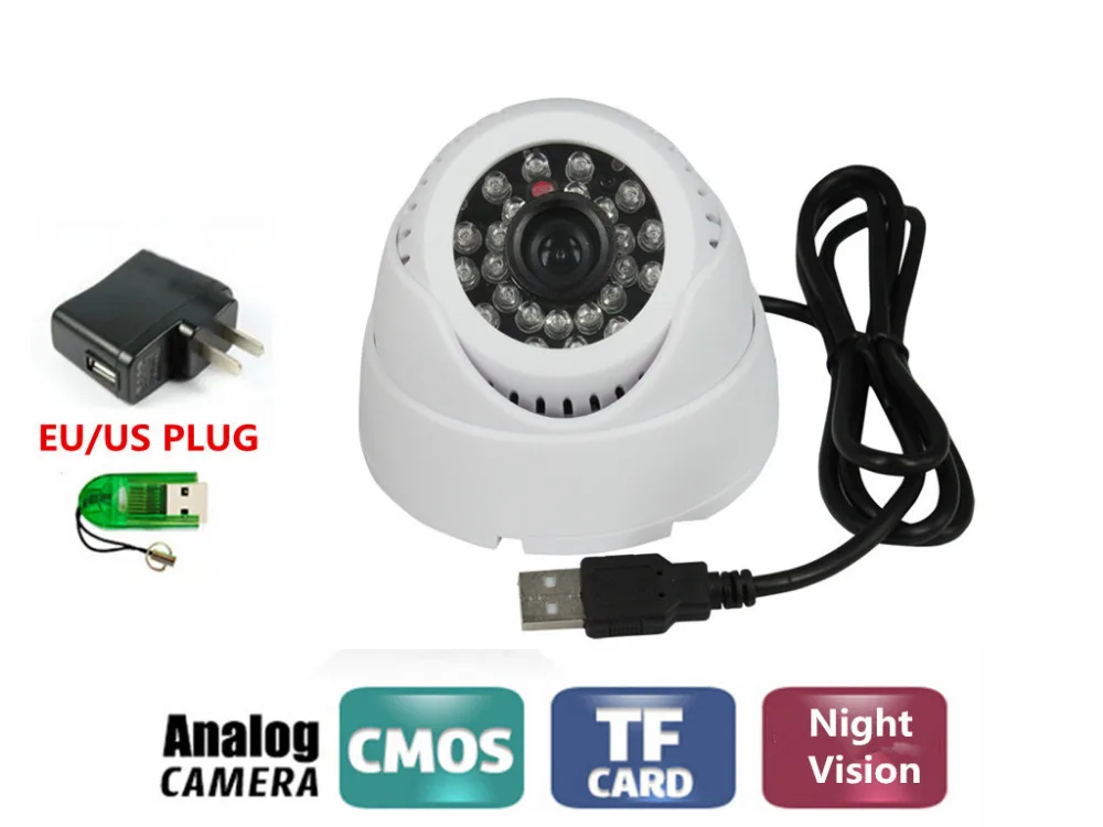 USB камера видеонаблюдения с функцией ночного видения 32 ГБ TF карта|security camera usb|mini