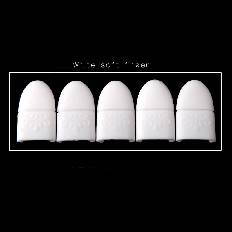 White 10 шт./пакет лак искусство впитывающийся для Кепки силиконовый средство для снятия УФ гель-лака Обёрточная бумага чистая обезжиривающее средство зажима многоразовый Обёрточная бумага s резиновый маникюрных инструментов - Цвет: White