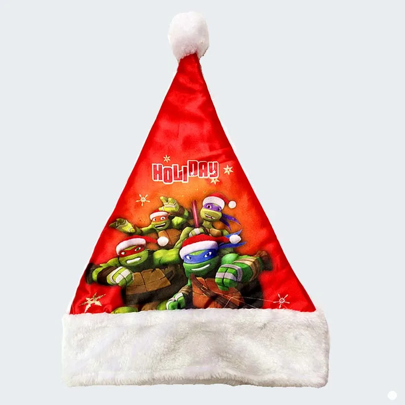 Детский плюшевый сатиновый головной убор с рисунком из мультфильма веселое