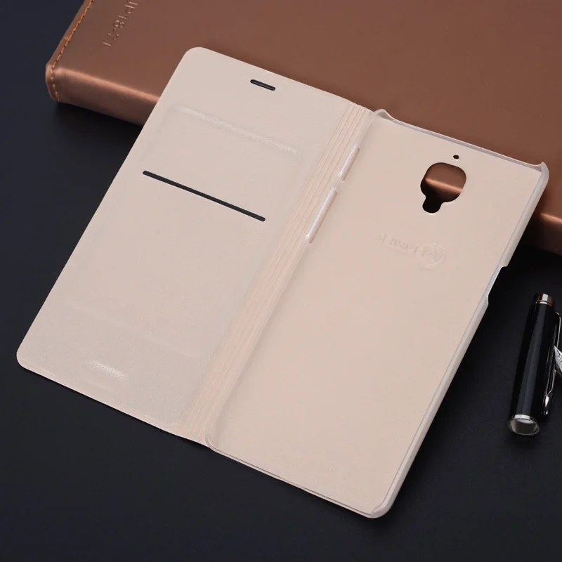 Кожаный чехол кошелек с откидной крышкой для One Plus 3 T Oneplus3 держателем карт Oneplus